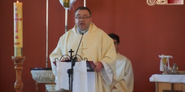La feligresía de la Parroquia de la Oliva despidió a David Gutiérrez como párroco