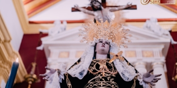La Virgen del Mayor Dolor expuesta a veneración pública en el día de su festividad