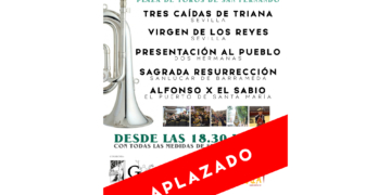 Aplazado el concierto de bandas Sones de Esperanza que estaba previsto para el sábado