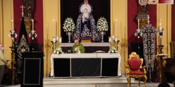 Esta tarde ha comenzado en la Iglesia Mayor el Triduo a la Virgen de la Soledad