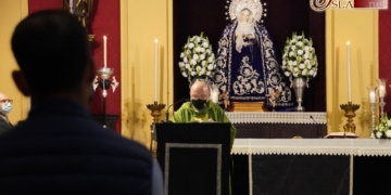 Los hermanos de la Soledad participaron del segundo día del Triduo a su Titular