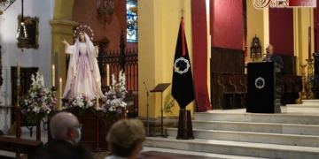 Hoy ha comenzado en la Iglesia Mayor el Triduo a la Virgen del Rosario