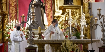 Segundo día del Triduo a Santa Teresa de Jesús en la víspera de la festividad de la Santa