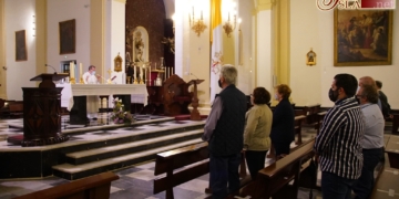 Una misa para celebrar el XIV aniversario de la bendición de Santa Elena