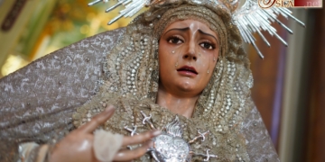 Función y veneración a la Virgen de la Piedad en el 45 aniversario de su bendición