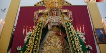 Gracia y Esperanza Coronada se expone a la veneración de los fieles con motivo de su festividad