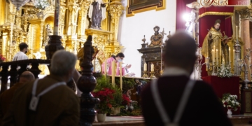 Ayer comenzó en el Carmen el Triduo en honor a San Juan de la Cruz