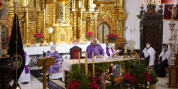 Con un Pontifical de acción de gracias se clausura el 225 aniversario del Santo Entierro