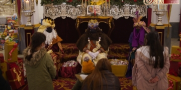Los Reyes Magos visitan hasta el lunes la capilla de los Desamparados