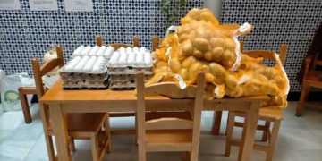 Trepá solidaria entrega alimentos de primera necesidad en San Vicente de Paúl