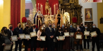 Reconocimiento a los 25 y 50 años de pertenencia a la Hermandad de Columna