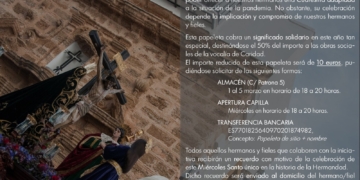 Vera-Cruz pone a disposición de sus hermanos una papeleta de sitio simbólica