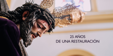 Hoy se cumplen 25 años de la reposición al culto de Nuestro Padre Jesús de la Misericordia tras su restauración