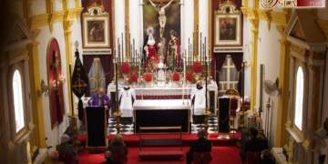 Solemnidad en el regreso de los cultos de la Vera-Cruz a la capilla
