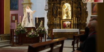 Hoy finaliza en la Iglesia Mayor el Triduo a la Virgen del Rosario en Sus Misterios Dolorosos