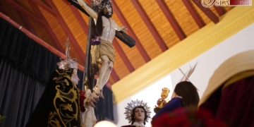 Domingo de Pasión de 2021 en San Fernando (XI): Santísimo Cristo de la Vera-Cruz y Nuestra Señora del Mayor Dolor