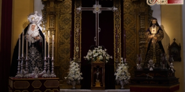 Jesús de Medinaceli y la Virgen de la Trinidad en un altar extraordinario de cara al Lunes Santo