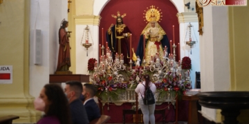 Función y meditaciones a los Titulares centran el Domingo de Ramos en la Hermandad de Cristo Rey