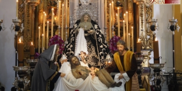 El Sermón de la Soledad culmina un Viernes Santo blanquinegro