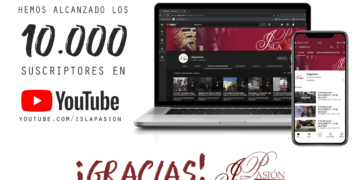 Superados los 10.000 suscriptores en YouTube ¡Muchas gracias!