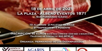 Curso/taller en grupo de corte de paleta ibérica a beneficio de la Hermandad de los Desamparados
