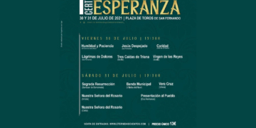 Sones de Esperanza: Reyes, Rosario, Triana, Presentación, Lágrimas… y mucho más en la plaza de toros de San Fernando a finales de julio