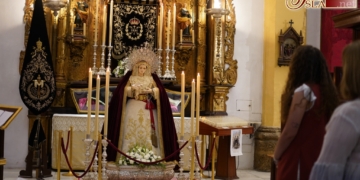 Con la Virgen de la Soledad se cierra el ciclo de rosarios de la aurora del mes de mayo