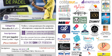 Nazareno plantea un torneo de pádel para el 7 y 8 de agosto