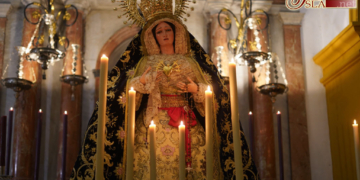 Hoy se celebra el rosario de antorchas presidido por la Virgen de los Dolores