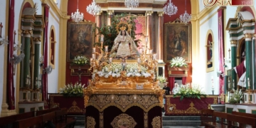 El paso de la Divina Pastora será expuesto en el ayuntamiento con motivo del centenario de su canastilla