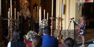 Vivencias junto a la Virgen de las Lágrimas como felicitación de los hermanos de Columna