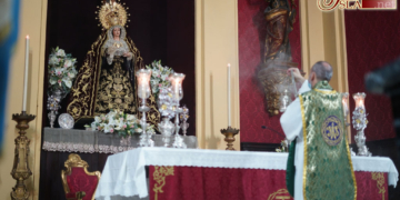 Los hermanos del Nazareno inician el Triduo en honor a la Virgen de los Dolores