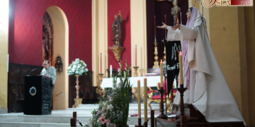 Esta tarde ha dado comienzo en la Iglesia Mayor el Triduo a la Virgen del Rosario