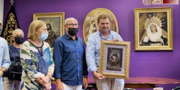 Los cofrades de Medinaceli visitaron a la Hermandad del Rescate de Málaga