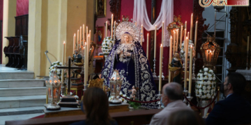Los hermanos de Soledad dieron comienzo al Triduo en honor de su Titular