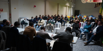 Las cuadrillas de Columna tienen en la asamblea su primera toma de contacto