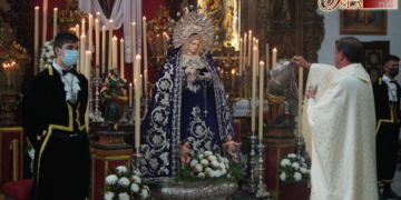 Función y veneración a la Virgen de la Soledad con motivo de la festividad de Todos los Santos