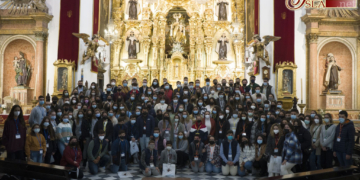 Más de 200 participantes hacen un éxito del VII encuentro de jóvenes cofrades