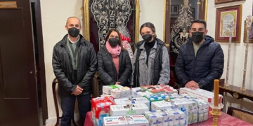 JCC aportó 100 litros de leche a Soledad que irán destinados a las familias acogidas en Cáritas
