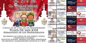 Los Reyes Magos más solidarios volverán a visitar la Capilla de los Desamparados