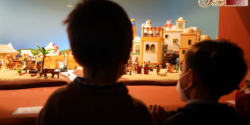 Soledad abre las puertas un año más a su Belén de Playmobil