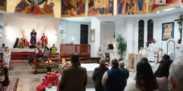 Eucaristía en el Prendimiento con motivo de la festividad de San Juan Evangelista