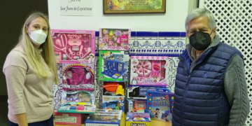 Caridad colabora con juguetes para Cáritas de San Francisco