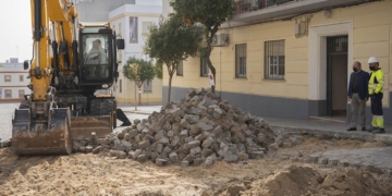 Comienzan las obras en Héroes del Baleares: problemas para Cristo Rey y Caridad