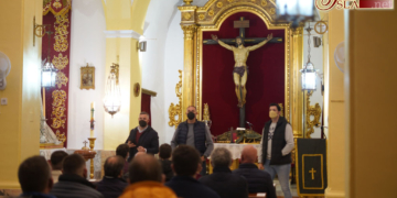 La cuadrilla de José de la Cruz comenzó su andadura hacia la Semana Santa de 2022
