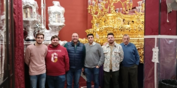 El cuerpo de acólitos de Medinaceli acompañará a la Hermandad de la Entrega de Jerez