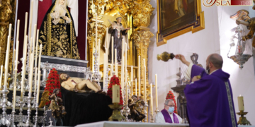 Los hermanos del Santo Entierro inicaron el Triduo a sus Titulares
