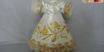 Así es el nuevo traje bordado del Niño de la Virgen del Carmen