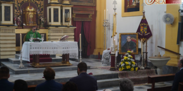 Una Función conmemora el XXV aniversario del Beato Marcelo Spínola como Titular de la Hermandad del Huerto