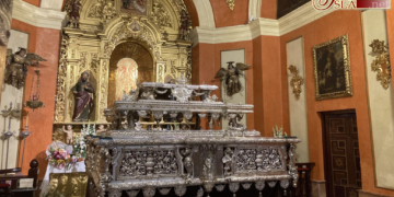 El paso de la Patrona ya en el Carmen a la espera del 16 de julio